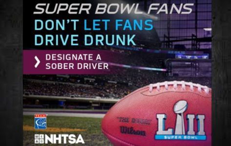 Troopers patrolling roads for drunken drivers during Super Bowl 52 weekend