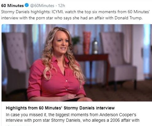 Stormy Daniels slapped with cease and desist order following ’60 Minutes’ interview