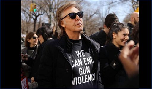 March for Our Lives: Sir Paul McCartney remembers John Lennon