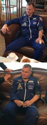 NASA Astronaut Nick Hague and Roscosmos cosmonaut Alexey Ovchinin