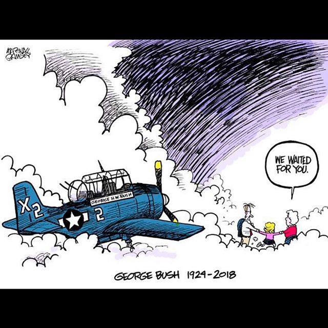 George HW Bush Cartoon