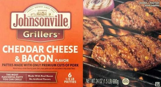 Johnsonville Pork Patties being recalled due to contamination of black rubber, high health risk