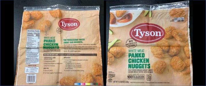 Tyson Foods recalling more than 36,000 pounds of chicken nuggets due to high health risk