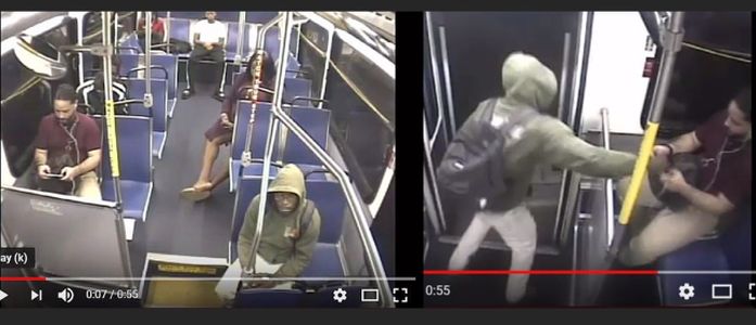 Cops release video of ‘snatch and run’ as thief exits bus and rips phone from a passenger’s hands