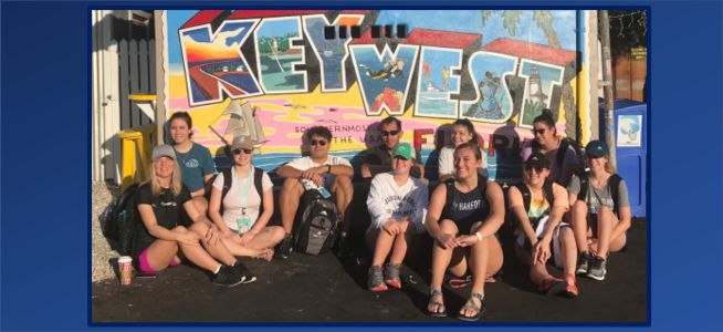 Harford Community College students helped with Florida Keys beach cleanup for their winter break