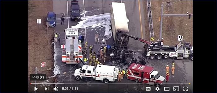Fiery 12-car crash in Maryland claims the lives of two Harford County residents
