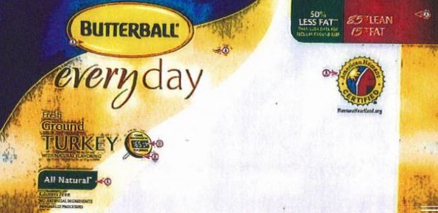 Butterball recalling turkey products due to possible salmonella contamination