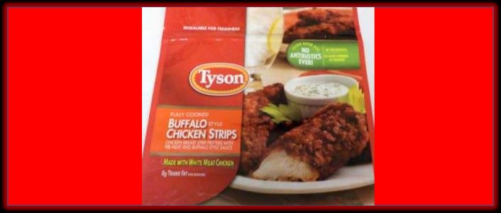 Tyson Foods recalls 69,093 pounds of chicken strips that may be contaminated with metal