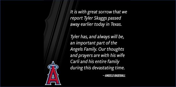 Mysterious death of Angels pitcher Tyler Skaggs, 27