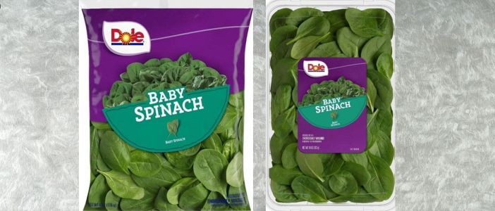 Dole recalling baby spinach due to possible Salmonella poisoning