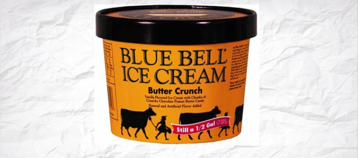 Blue Bell Ice Cream recalls Butter Crunch half gallons for possible plastic contamination