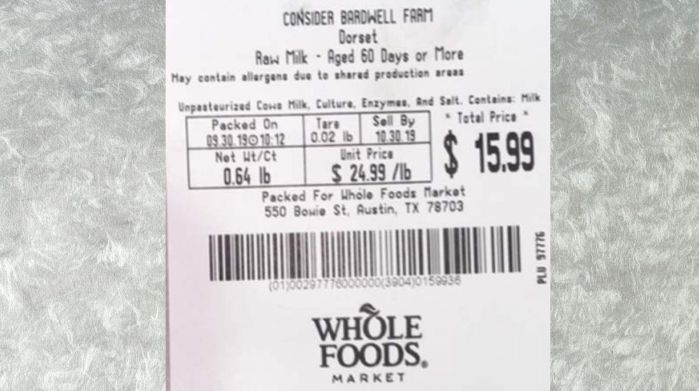 Dorset Cheese recalled from Whole Foods Market stores due to possible Listeria contamination