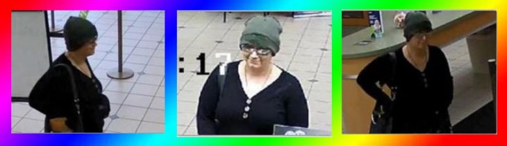 Cops asking for help identifying lady bank robber