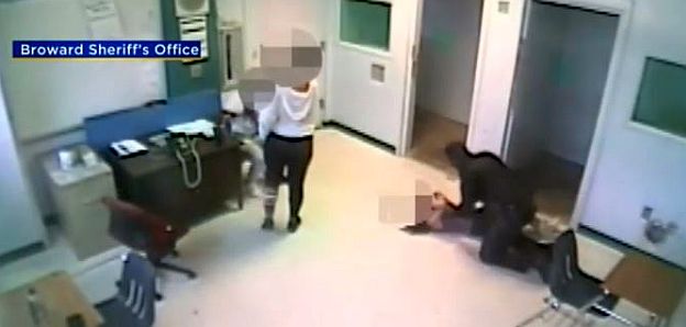 Florida cop charged with child abuse after slamming 15-year-old girl to the ground (Video)