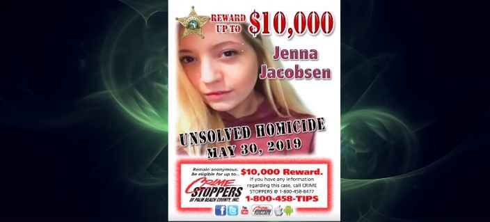 Jenna Jacobsen's Crimestoppers Flyer