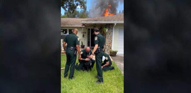 House catches fire in Vero Beach with no-one inside but the five family pets