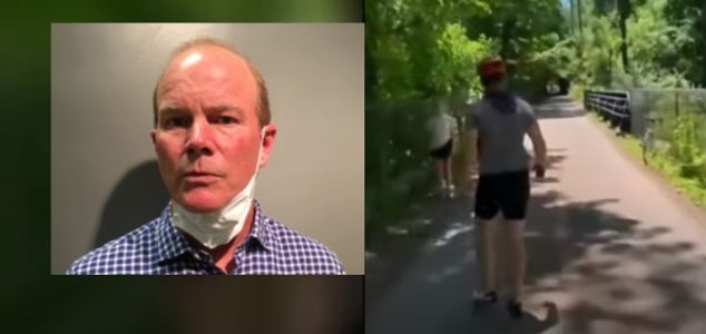 Cyclist who attacked young girl and others for posting BLM flyers turns himself in to police
