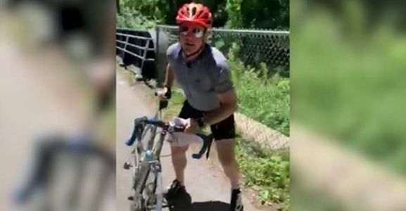 Ace News Today - Cops want to I.D. white cyclist who attacked white children posting Black Lives Matter flyers (Video)