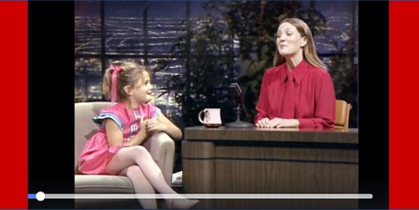 Drew Barrymore Interviews her younger self to promote “The Drew Barrymore Show”