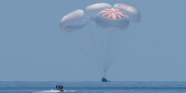 Success: Astronauts splash down in Gulf after first commercial crew flight to Space Station (Video)