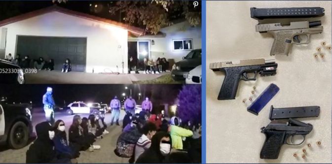 Ace News Today - CA cops raid superspreader underground party: 158 arrested, female sex trafficking victim rescued