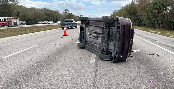 Ace News Today - Pills and alcohol led to recent rollover crash on I-95 in Vero Beach