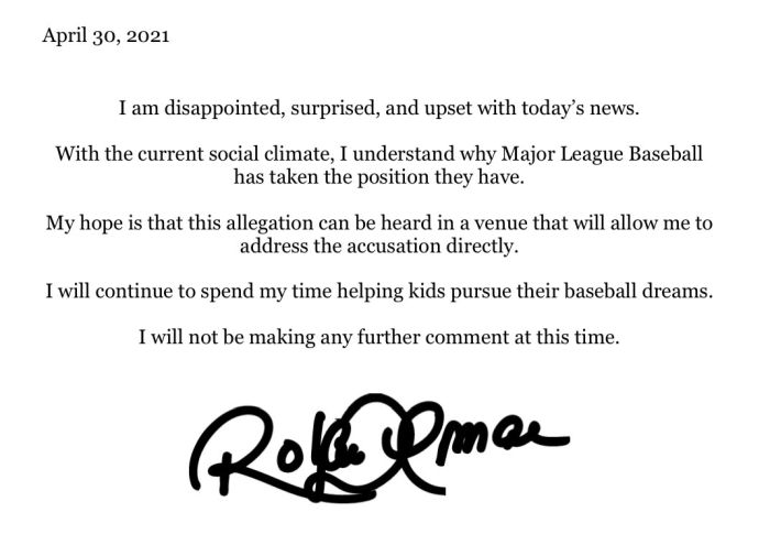 Ace News Today - Roberto Alomar fired from MLB and Blue Jays amid sexual misconduct allegation