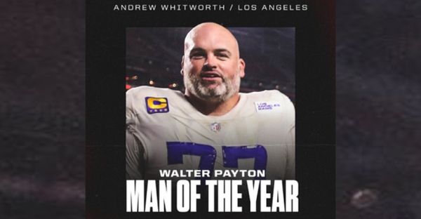 Rams’ Andrew Whitworth named ‘Walter Payton NFL Man of the Year’
