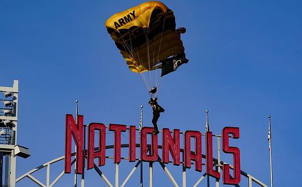 Pregame Nationals Park parachuting demo deemed a threat, ends up evacuating U.S. Capitol