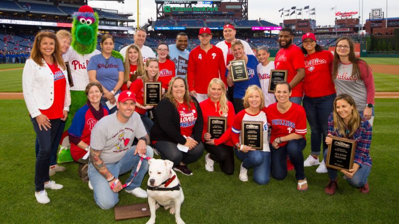 Ace News Today - 'Phillies All-Star Teachers' take the field on May 6 for Teacher Appreciation Night 