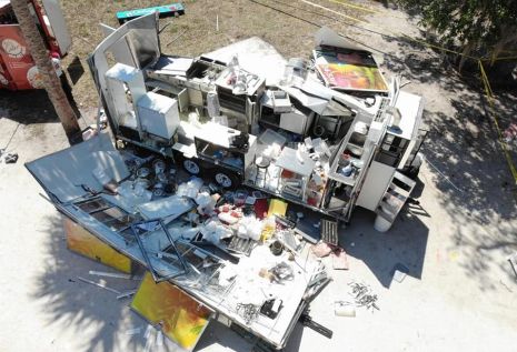 Ace News Today - Food Truck explodes at Vero Beach Seafood Festival, one person airlifted to burn unit