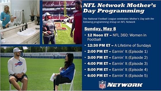Ace News Today - NFL to celebrate Mother's Day on Sunday, May 8 with special programming honoring women