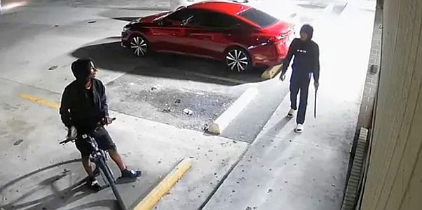 Help identify man who threatens another with machete, then shoots him in the face (Video