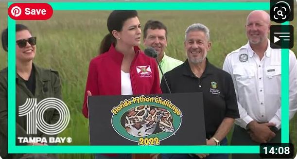 Ace News Today - Florida’s First Lady Casey DeSantis signals beginning of open season on Burmese Python hunting