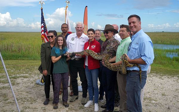 Florida’s First Lady Casey DeSantis signals beginning of open season on Burmese Pythons