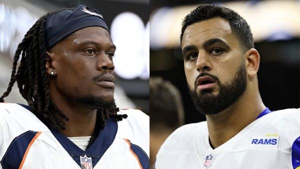 Denver Broncos’ Randy Gregory, Los Angeles Rams’ Oday Aboushi, each suspended one game