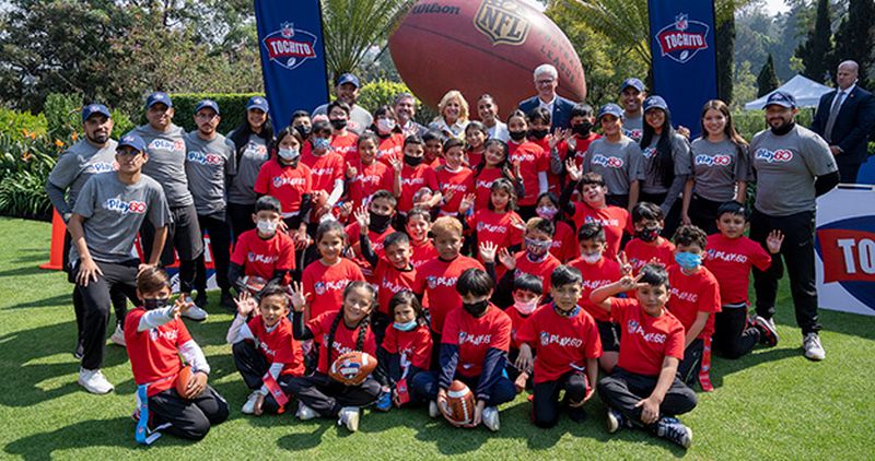 Ace News Today - Jill Biden in Mexico City in support of youth Flag Football program, gender equality and girl power