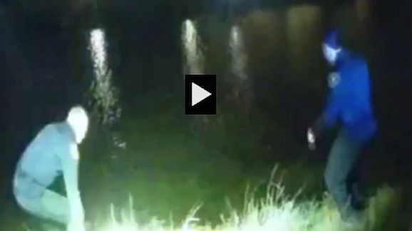 Ace News Today - Deputies race into dark, cold Florida canal to rescue woman from submerged car (Video)