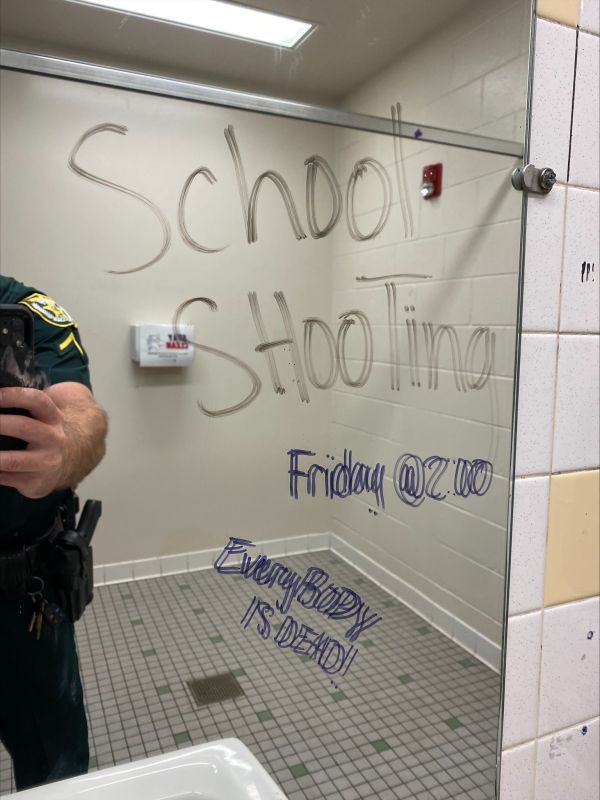 Ace News Today - Florida girls arrested for making ominous school shooting threat scribbled on bathroom mirror