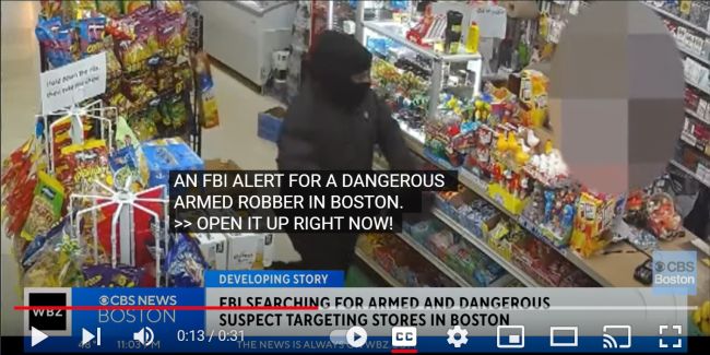 
Boston FBI needs help identifying serial armed robber menacing Hyde Park and Mattapan (Videos)
