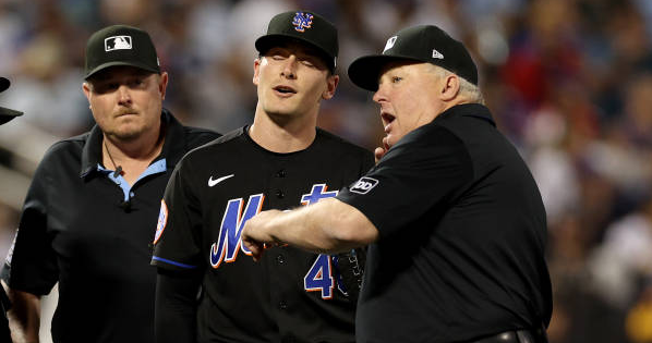 Mets pitcher Drew Smith ejected from game against Yankees for ‘foreign substance’ on hands, 10-game suspension