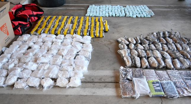 Ace News Today - CHP officers make record-breaking drug busts and arrest naked woman shooting a gun at passing motorists