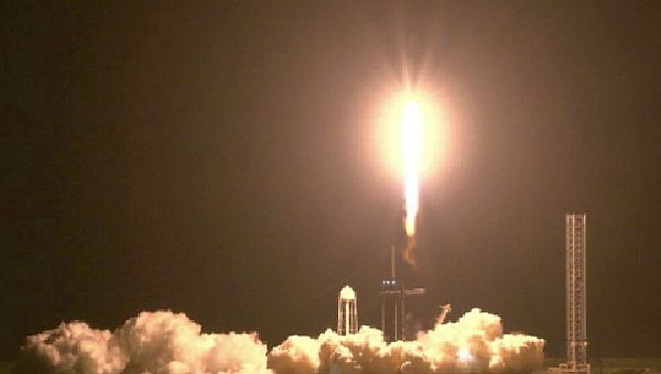 Latest SpaceX crew has successful early morning lift off to the International Space Station (Video)