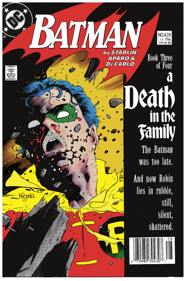 Ace News Today - Remember 1988’s ‘A Death in the Family’ where Robin got killed off? In an upcoming re-release of that issue – Robin lives