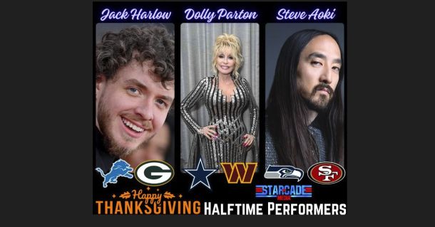 NFL confirms the ‘A-List Performances’ for all three Thanksgiving halftime shows