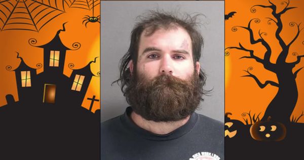 Halloween 2023: Costumed, masked man arrested in restaurant with visible sidearm, ammo, tactical vest and belt