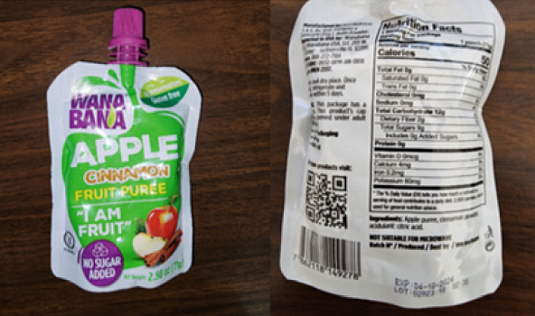 Ace News Today - Emergency Health Alert / Recall: 22 toddlers in 14 states sickened by lead in Fruit Purée pouches  