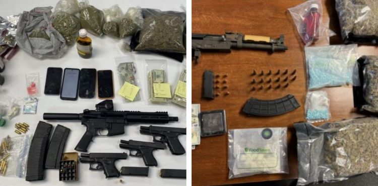 Ace News Today - Maryland gang investigation nets three arrests plus seized fentanyl, cocaine, weed, guns, cash, AK-47