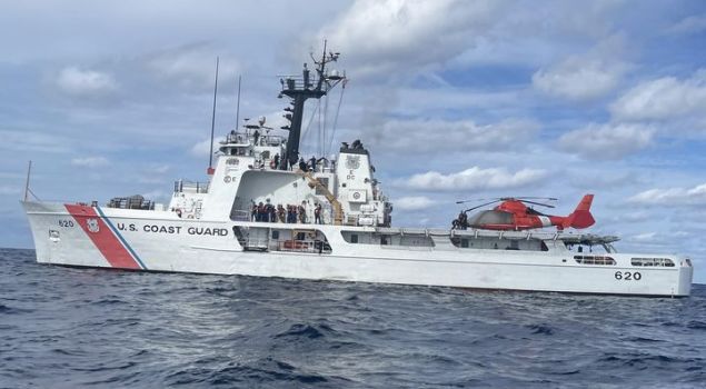 U.S. Coast Guard tangles with international drug boats and confiscate 4,800 pounds of cocaine worth more than $63M