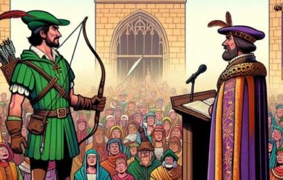 The First Robin Hood and Prince John Debate: Live from Sherwood Forest!